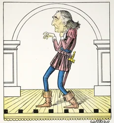 I Art, illustration från The Struwwelpeter Alphabet, vers av Harold Begbie (1871–1929)
